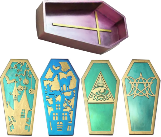 Sarg inkl. 4 versch. Deckel