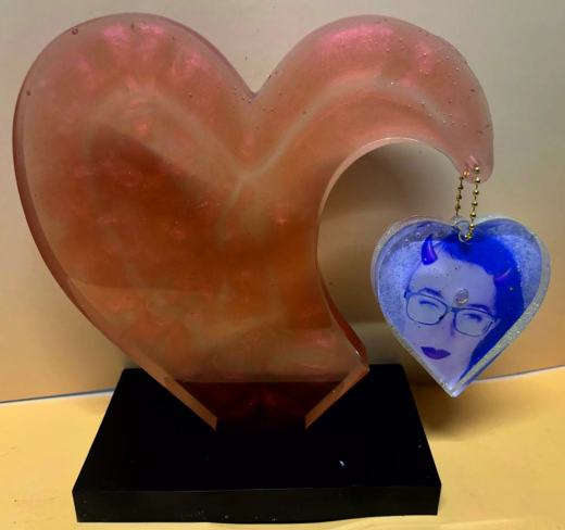 Großes Herz-Display