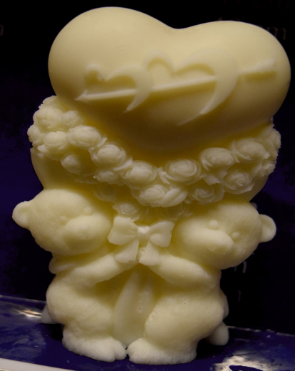 Teddybären mit Rosen und Herz