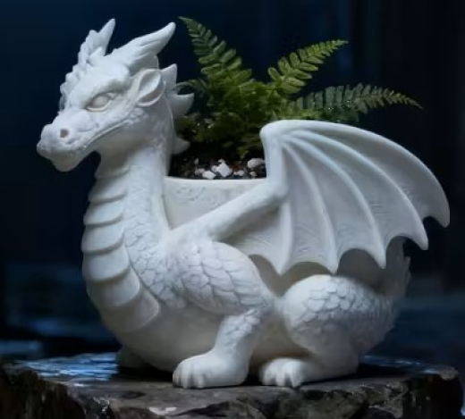 Drachen-Vase (Gewicht ca. 130 Gramm)