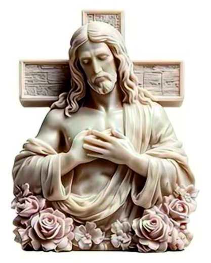 Jesus A (gekreuzte Hände)