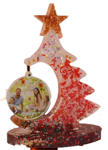 Weihnachtsbaum inkl. Sockel (Bildhalter)