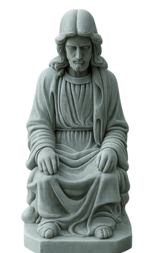 sitzender Jesus