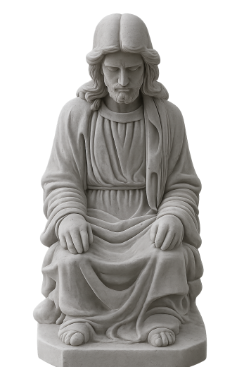 sitzender Jesus