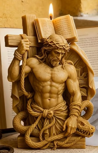 Jesus, Bibel, Kreuz und Schlange