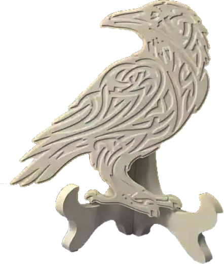 keltischer Rabe (inkl. Halterung) keltischer Rabe (inkl. Halterung)