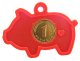 Glücksbringer inkl. Kette und Münze (1 Pfennig)