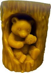 Bär, der Honig isst