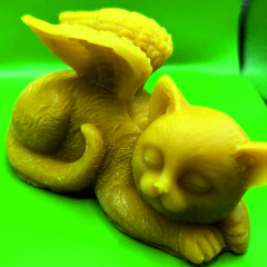 beflügelte Katze