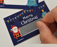 Weihnachts-Geschenk-Rubelgutschein