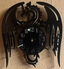 Drachenuhr inkl. Uhrwerk