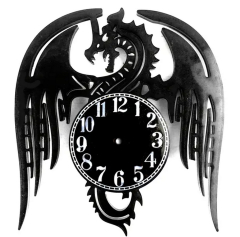 Drachenuhr mit Uhrwerk