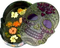 Große Schädel Schmuckbox