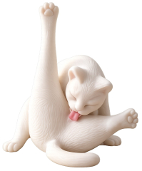 putzende Katze