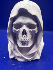 Totenkopf mit Schleier