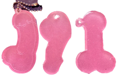 Schlüßelanhänger "Penis" 3 Stück (inkl. Kette)