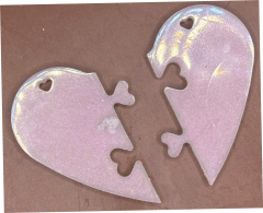 Freundschaftsanhänger 2-teilig (Puzzel-Herz)