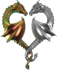 Herzförmiger Drache