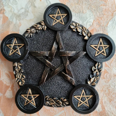 Pentagram-Teelichthalter